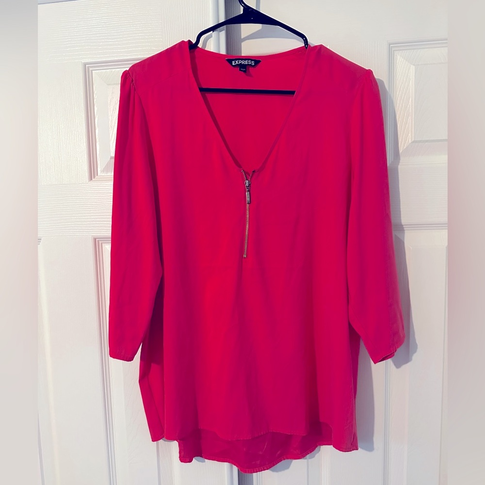 Express silk shirt